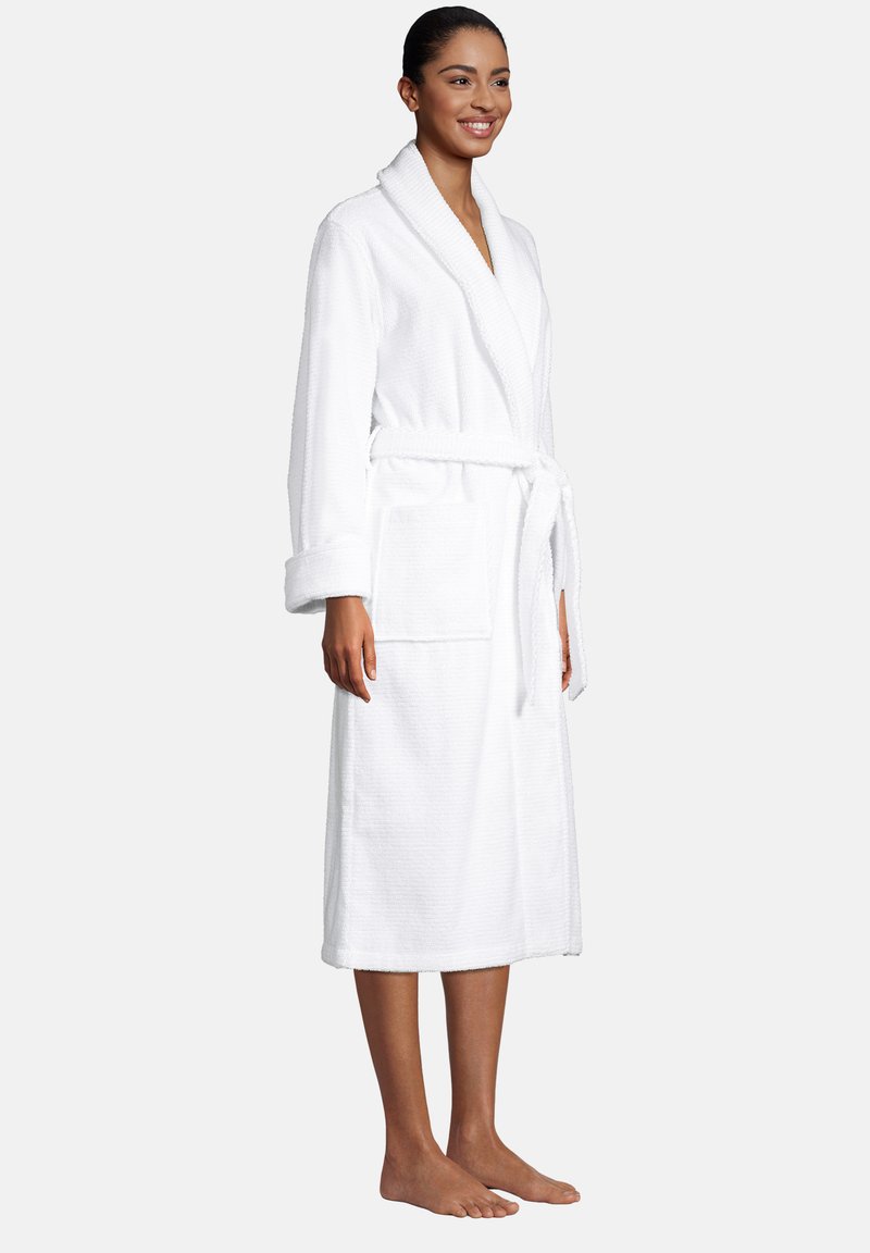 LANDS' END Dressing gown white/white Zalando.de