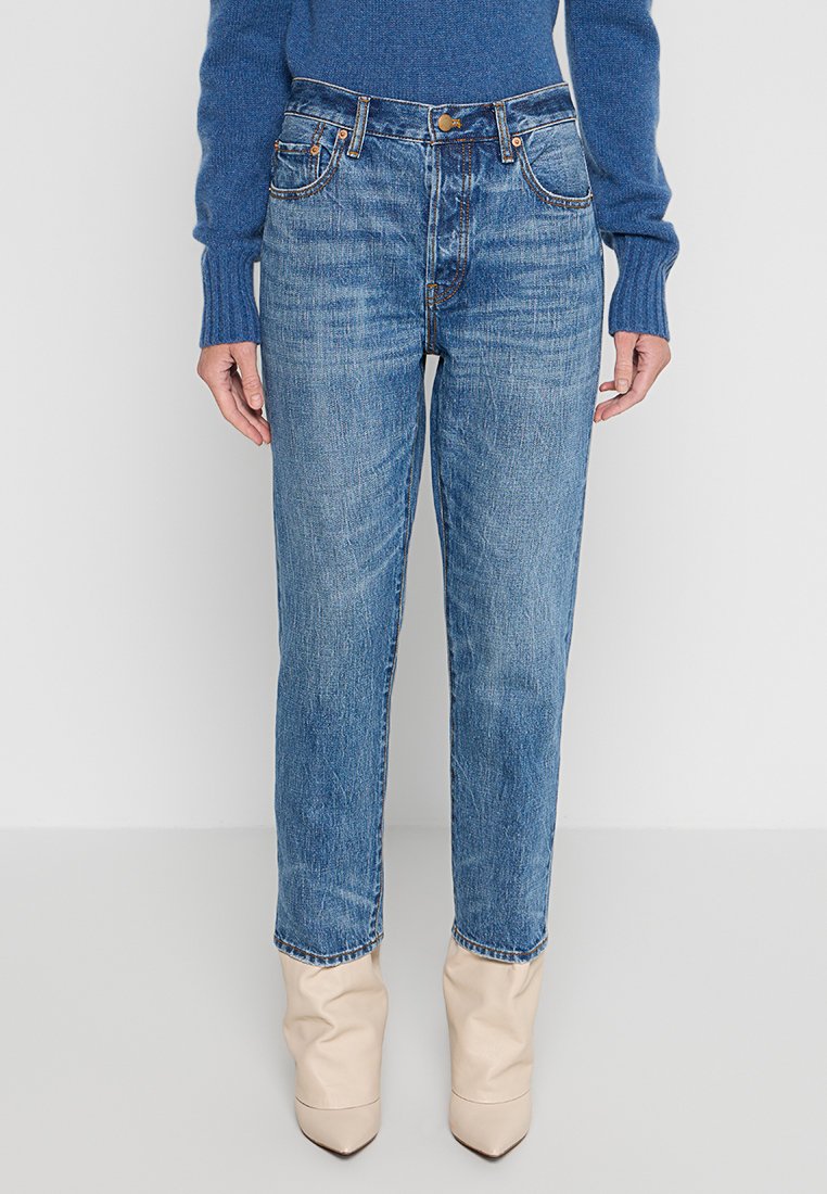 TORY BURCH Straight leg jeans blauw