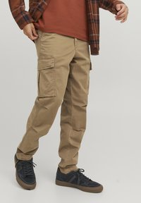 Jack & Jones JPSTACE JJTUCKER AMA - Cargo trousers - otter