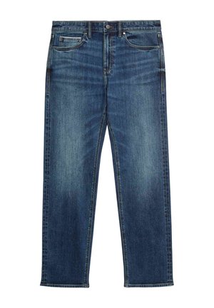 Autograph, STRAIGHT FIT JAPANESE SELVEDGE JEANS - Straight leg jeans - med blue denim