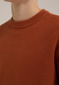 WE Fashion STRUCTUUR - Pulover - brown