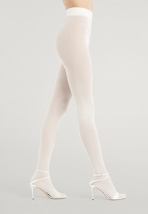 Wolford MARY COTTON RIB - Strumpfhose - ecrue