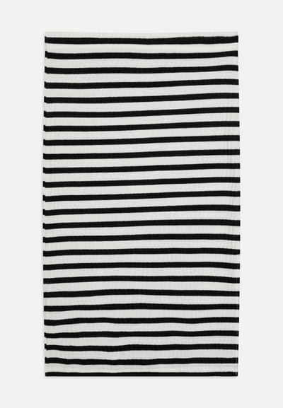 KOGNELLA LONG SIDE SLIT - Jupe longue - black/cloud dancer