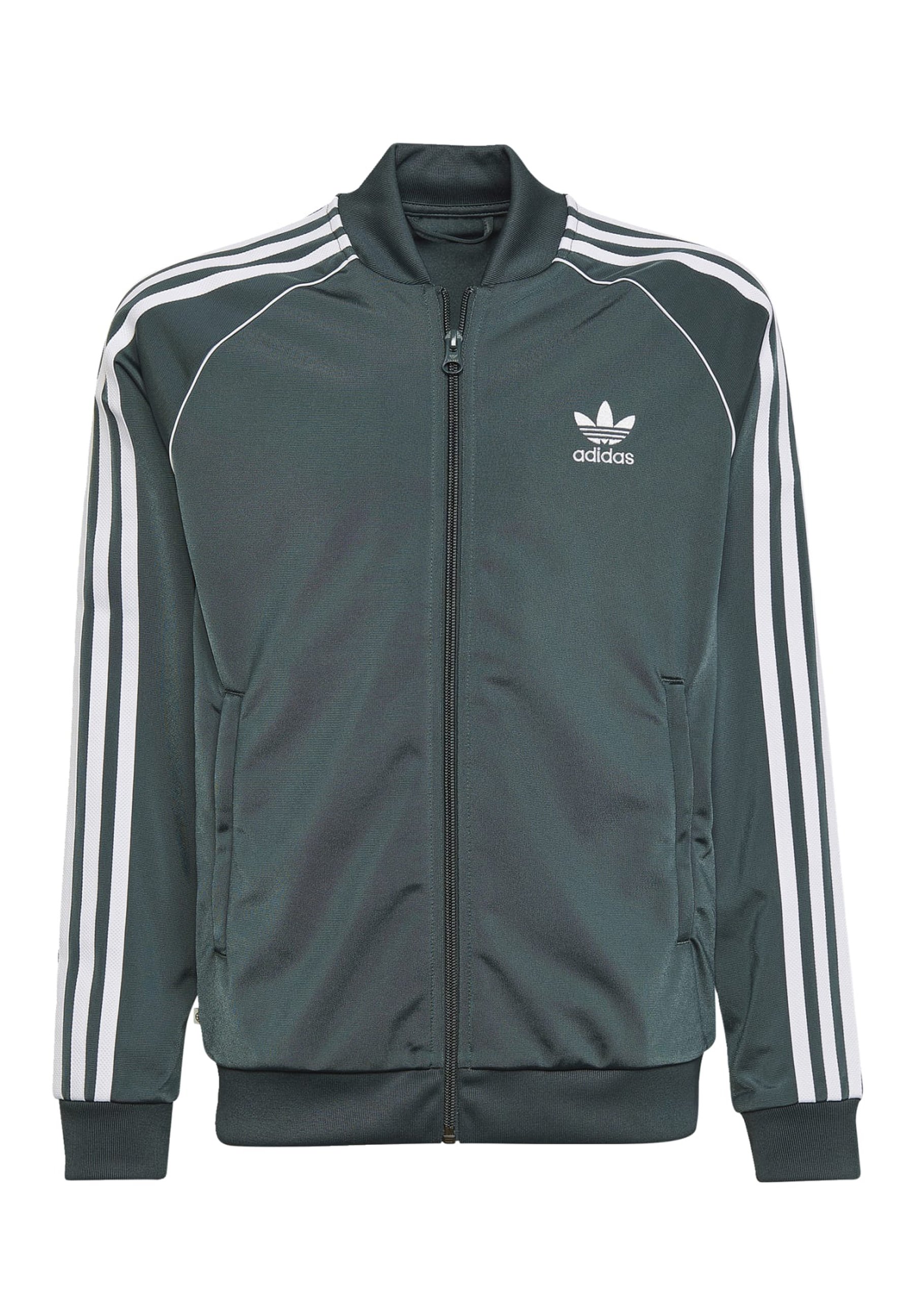 Burro Palacio Voluntario adidas Originals SSTJUNIOR - Chaqueta de entrenamiento - mineral green/verde  oscuro - Zalando.es