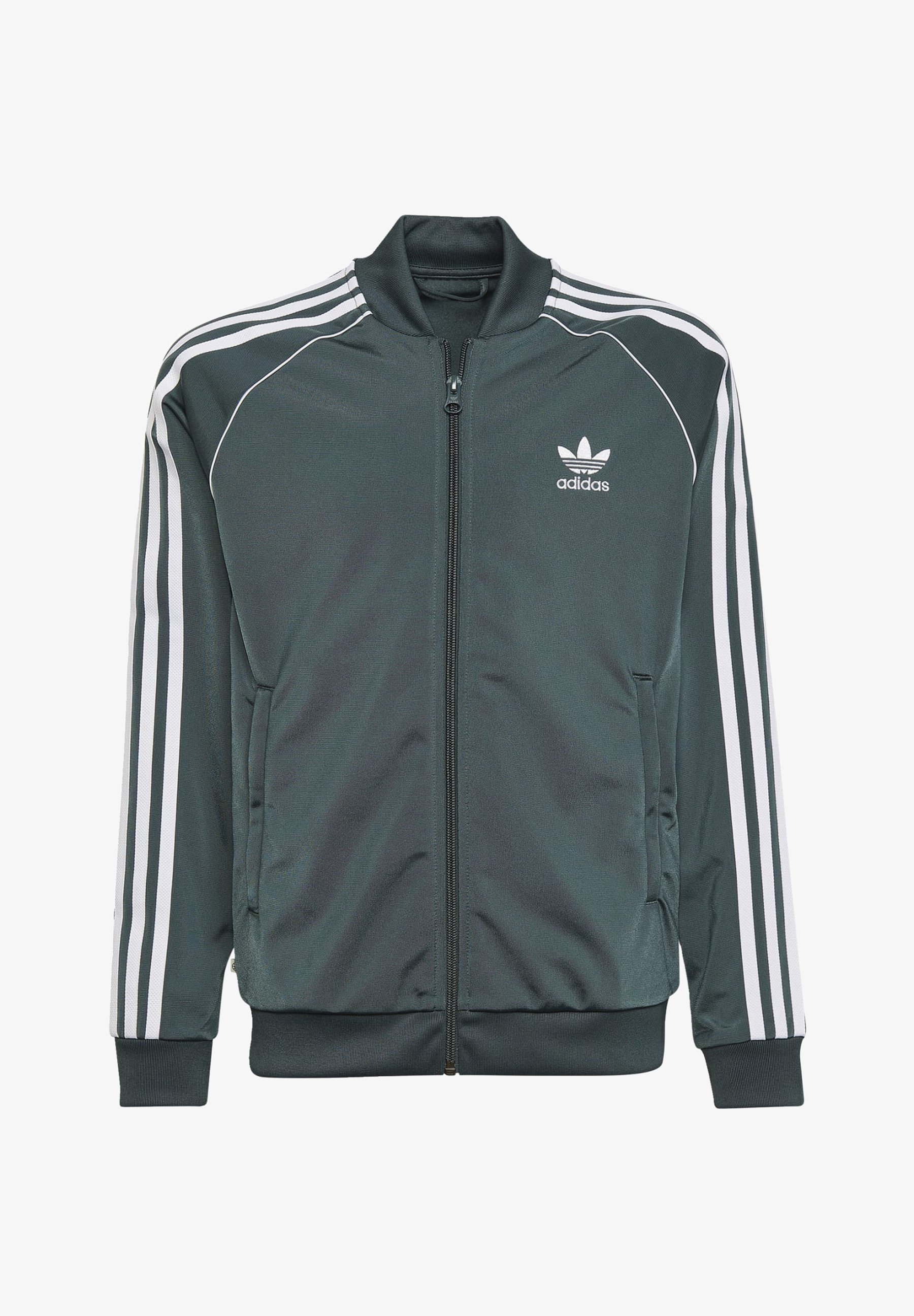 Adidas originals sst track jacket green Clearance