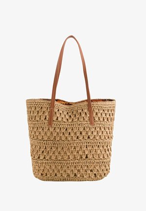 Carpisa, CHOBE - SHOPPER BAG - Handbag - beige-brown leather