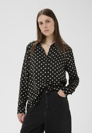 Chemisier - black spaced dots