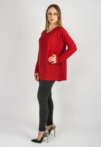 Dalle Piane Cashmere Stickad tröja - rosso