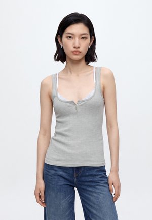 Jaded London, HENLEY - Топ - grey