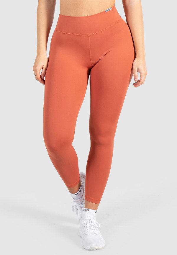 ADVANCE PRO MID RISE YOGA SPORT FITNESS - Tights - terakotta