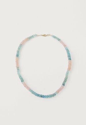 ORACLE GEMSTONE FACETED NECKLACE - Verižica - pink/blue