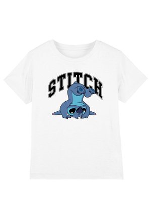 STITCH HANDSTAND - Print T-shirt - white