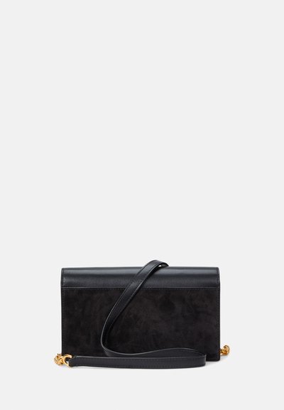 Polo Ralph Lauren POLO ID LEATHER SUEDE CHAIN WALLET & BAG - Vakarsomiņa - black