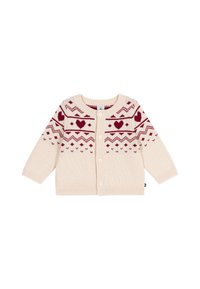 Petit Bateau BÉBÉ  - Strickjacke - avalanche/amarante