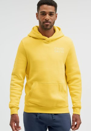 MIT RUBBER PRINTS - Hoodie - industrial yellow