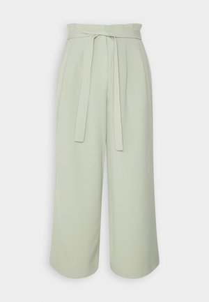 ONLY, ONLLIZZO BELT CULOTTE  - Παντελόνι - desert sage