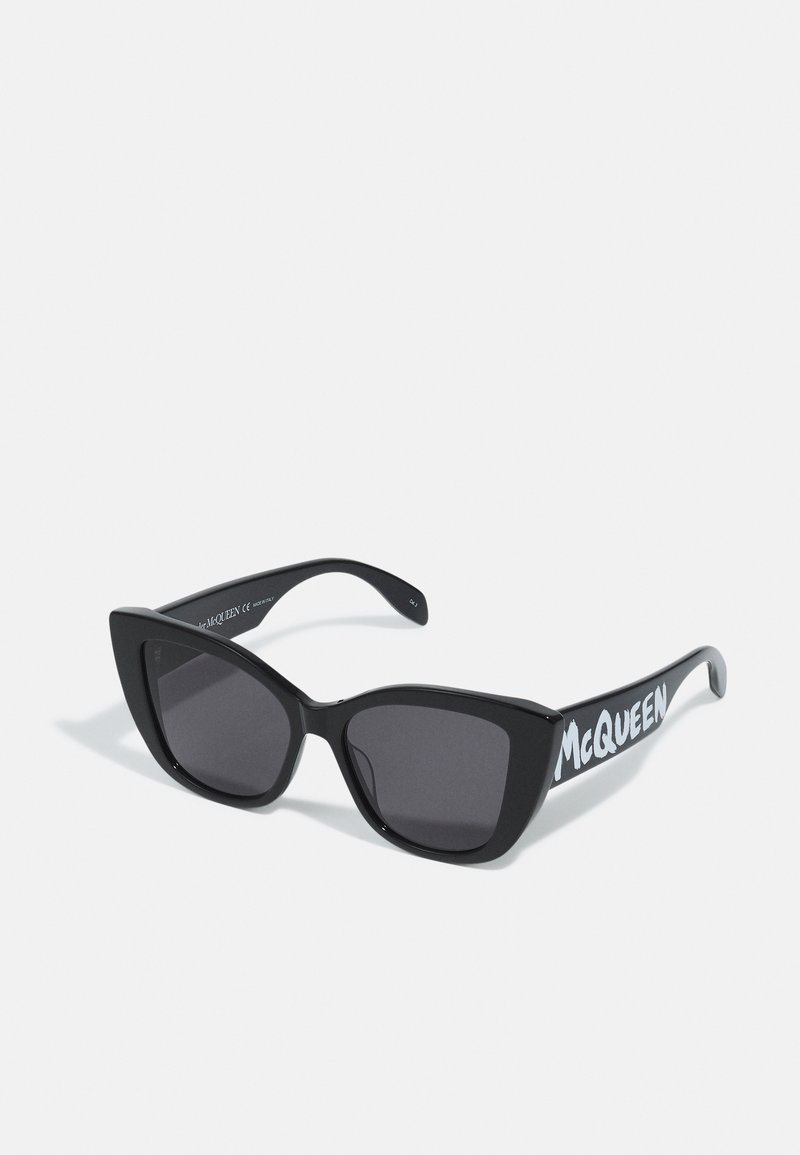 Alexander McQueen - Sonnenbrille - black/black/grey, Vergrößern