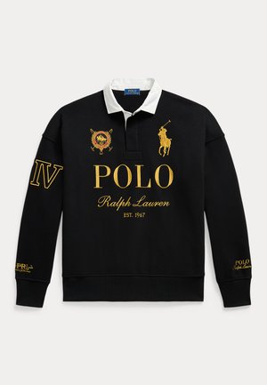 Polo Ralph Lauren, RELAXED FIT BIG PONY RUGBY SWEATSHIRT - Блуза с дълги ръкави - polo black
