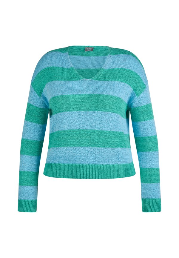 Strickpullover - smaragd