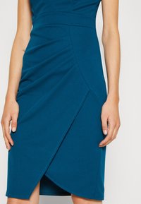 WAL G. HALTER NECK MIDI DRESS - Kasdienė suknelė - dark teal blue