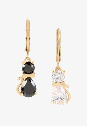 Betsey Johnson CUBIC ZIRCONIA CAT MISMATCH DROP - Boucles d'oreilles - open miscellaneous