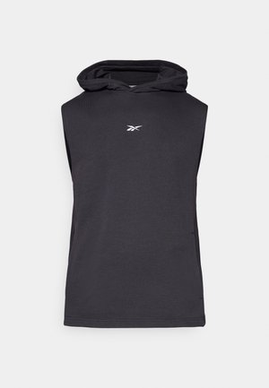 Reebok BASKETBALL HOODIE - Kapucnis pulóver - black