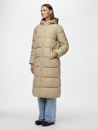 Pieces PCBEE ULTRA LONG PUFFER - Vinterkappa /-rock - silver mink