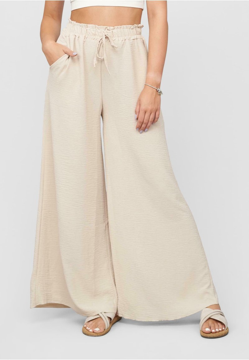 Cloud 5ive WIDE SUMMER - Pantalon classique - beige