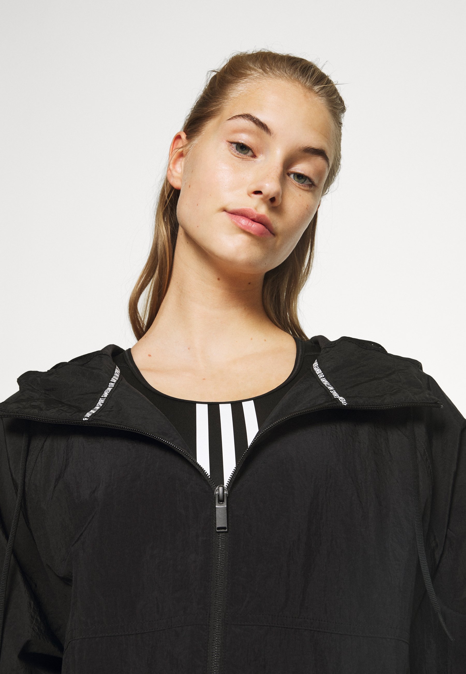 adidas Performance JACKET Trainingsjacke black adidas Performance JACKET Trainingsjacke black