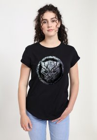 Henry Tiger AVENGERS CLASSIC STONE PANTHER - T-shirt z nadrukiem