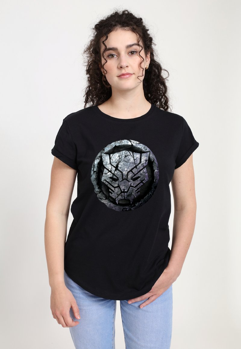 Henry Tiger AVENGERS CLASSIC STONE PANTHER - T-shirt z nadrukiem