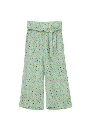 WIDE-LEG  - Broek - hellgrün