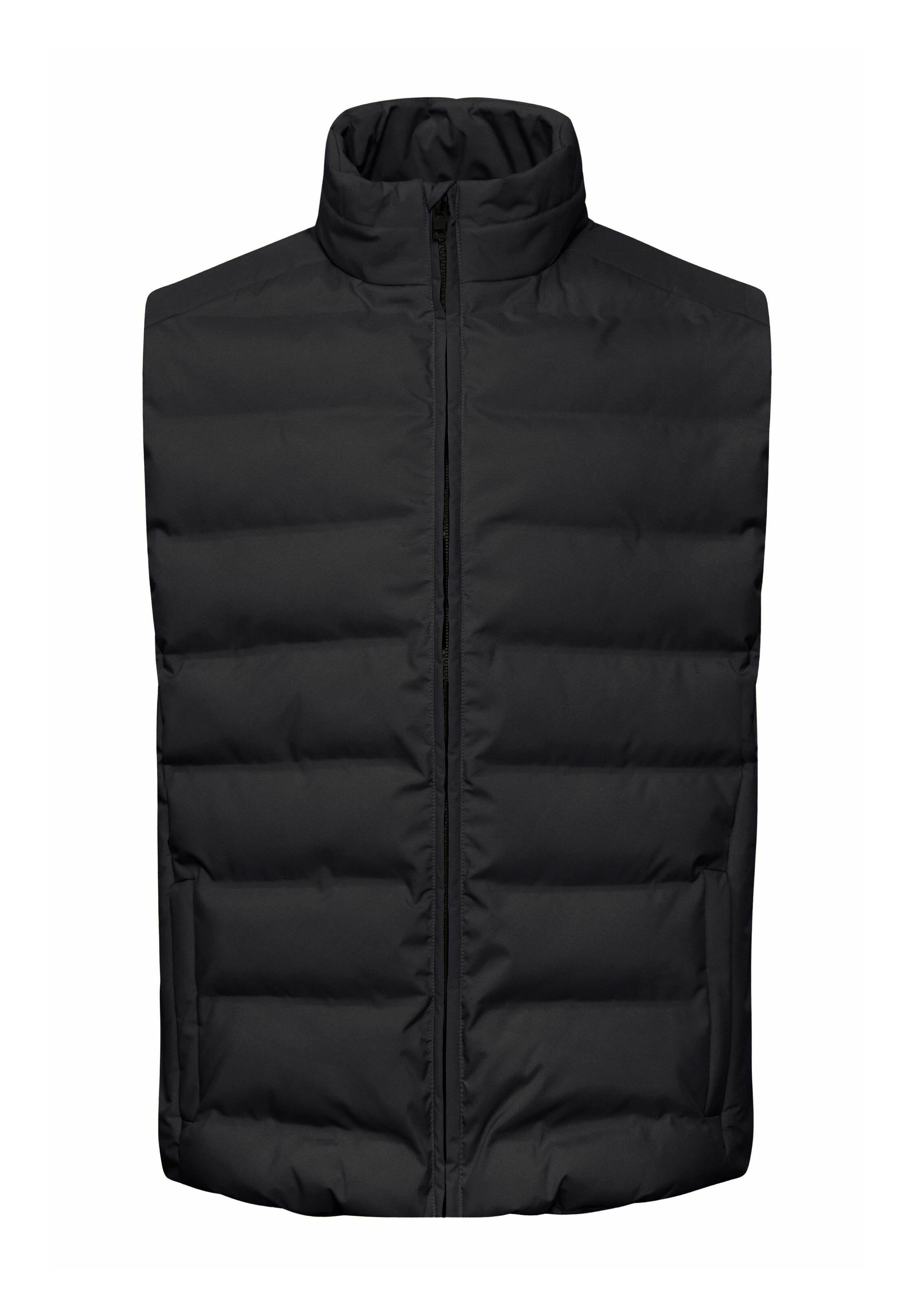 Solid SDMILAS VEST - Waistcoat - true black/black - Zalando.co.uk