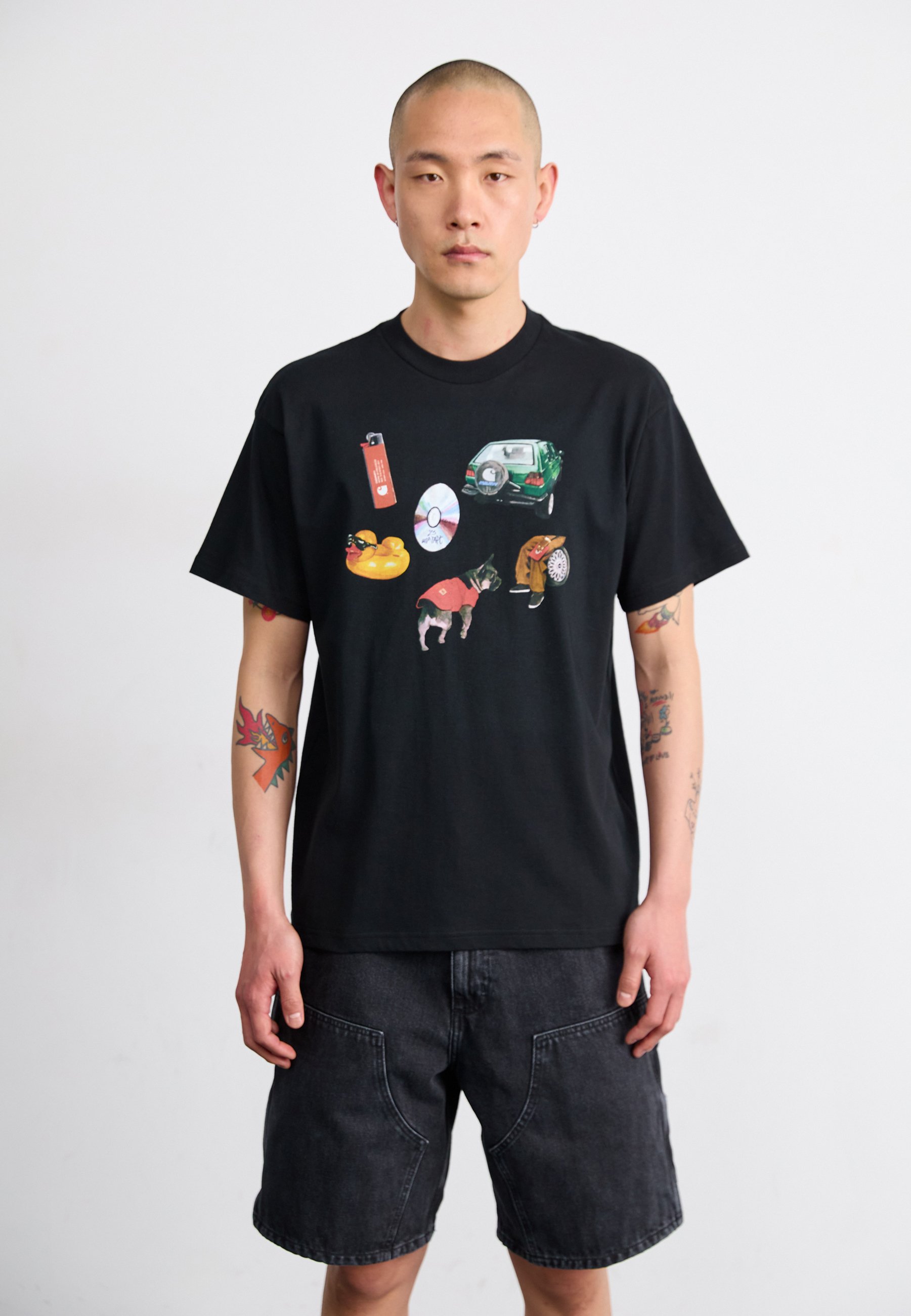 Carhartt WIP JACOB ROCHESTER - Print T-shirt - black