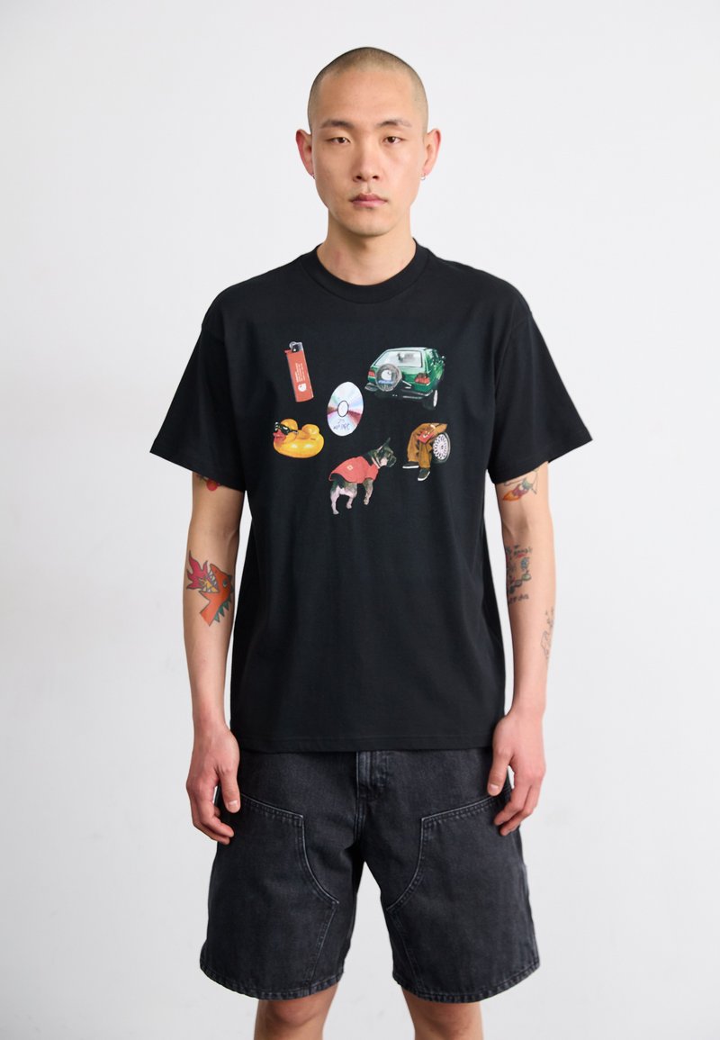 Carhartt WIP - JACOB ROCHESTER - Print T-shirt - black, Enlarge