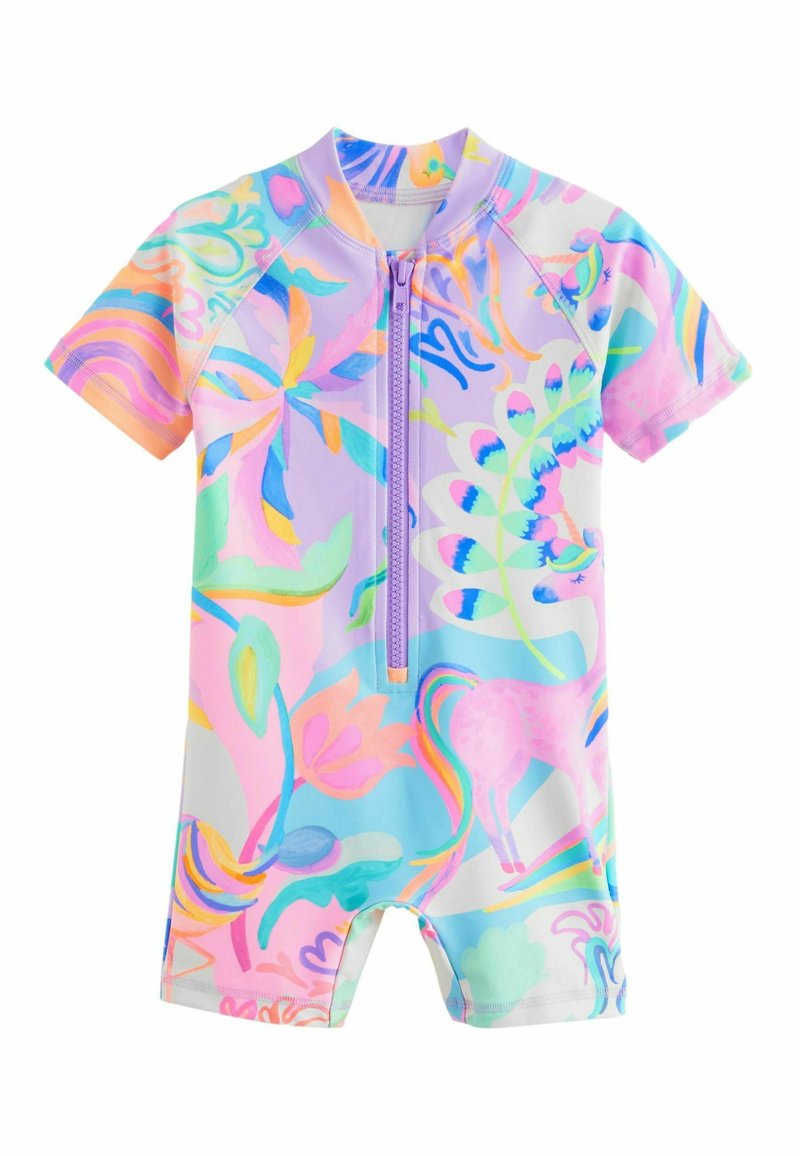 Next - SUNSAFE-REGULAR FIT - Baddräkt - multi bright unicorn, Förstora