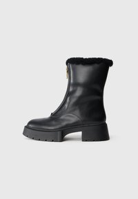 LEAH PLATFORM ZIP - Vinterstøvler - black