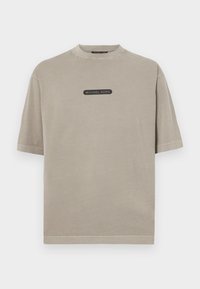 GARMENT DYE LOOGO TEE - Μπλουζάκι με στάμπα - dusty sage