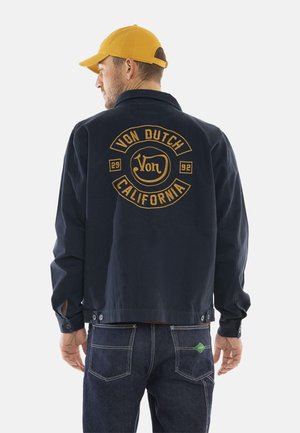 AVEC PATCHS ET LOGO DANS LE DOS GARAGE - Veste légère - bleu marine doré