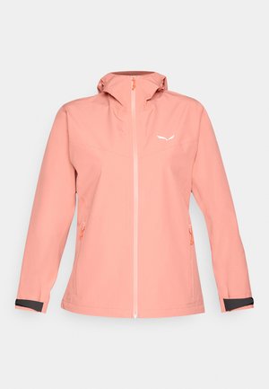 Salewa PUEZ JACKET - Hardshelljacke - desert pink