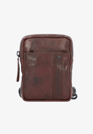 Spikes & Sparrow Schoudertas - darkbrown
