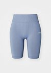 DEFINE SEAMLESS BIKER SHORTS - Leggings - metal blue