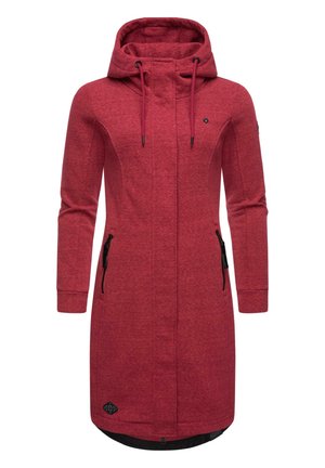 Mikina so zipsom - raspberry