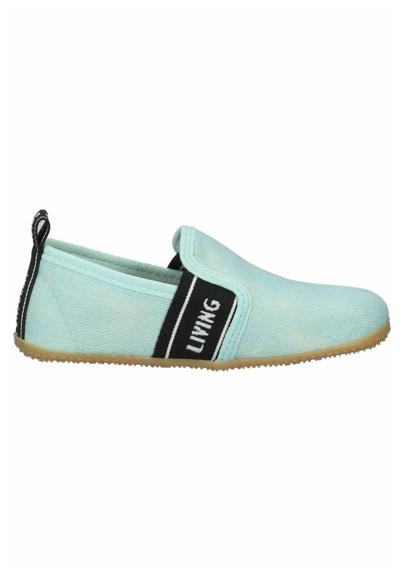Kinder Klettschuhe | Living Kitzbühel Slipper aqua sea/hellblau - QS73767 Kinder Klettschuhe | Living Kitzbühel Slipper aqua sea/hellblau - QS73767