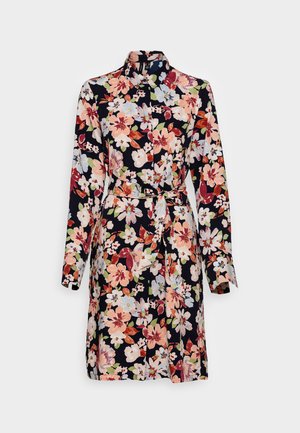 Vero Moda Tall VMLUCIA SHIRT DRESS  - Φόρεμα πουκάμισο - navy blazer/lala