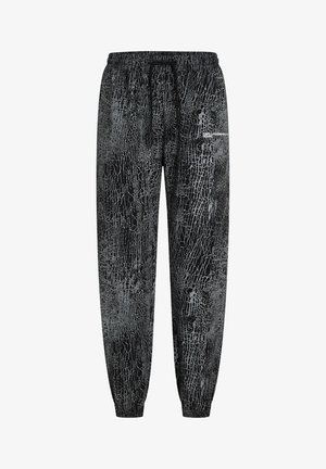 Karl Lagerfeld Jeans CRACKED PRINT SWEAT - Treningo apatinė dalis - black all over crack print