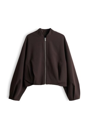 OPUS, RELAXED FIT BLOUSON SHAPE - Veste légère - affogato