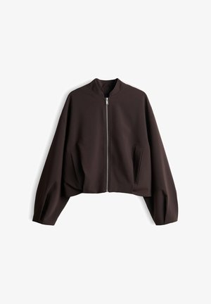 OPUS, RELAXED FIT BLOUSON SHAPE - Leichte Jacke - affogato