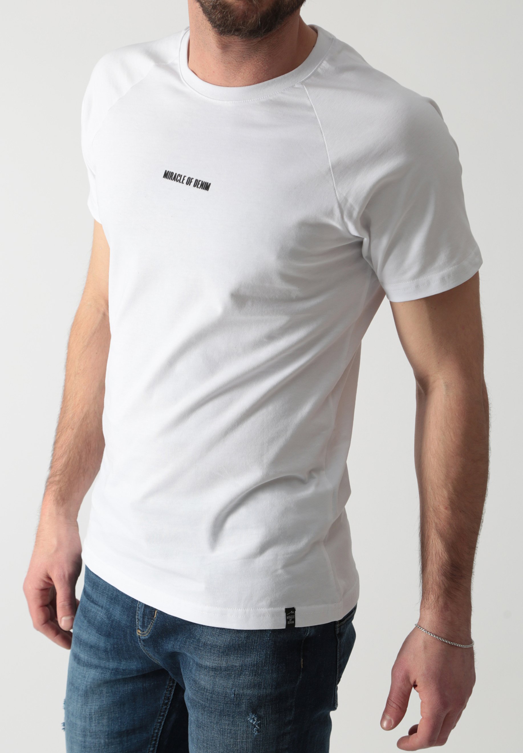 Miracle of Denim Basic T-shirt - weiß 
