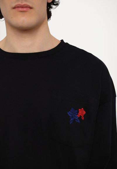 Les Benjamins LONG SLEEVE - Μπλούζα με μακριά μανίκια - black